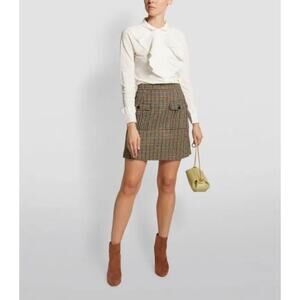 CLAUDIE PIERLOT Check Mini Skirt